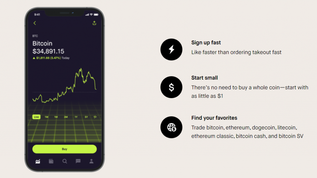 Robinhood Crypto Trading App